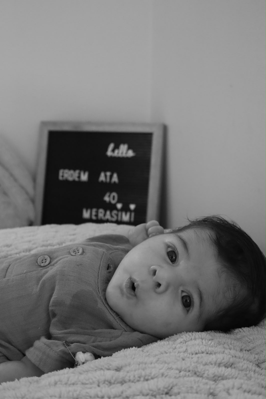 Aile çekimimizden bir an